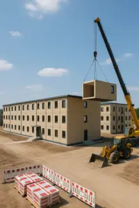 Ab 2027 will die Bundeswehr 270 neue Kasernengebäude errichten – modular und im Schnellbauverfahren. Ziel ist die Unterbringung zehntausender neuer Rekruten.