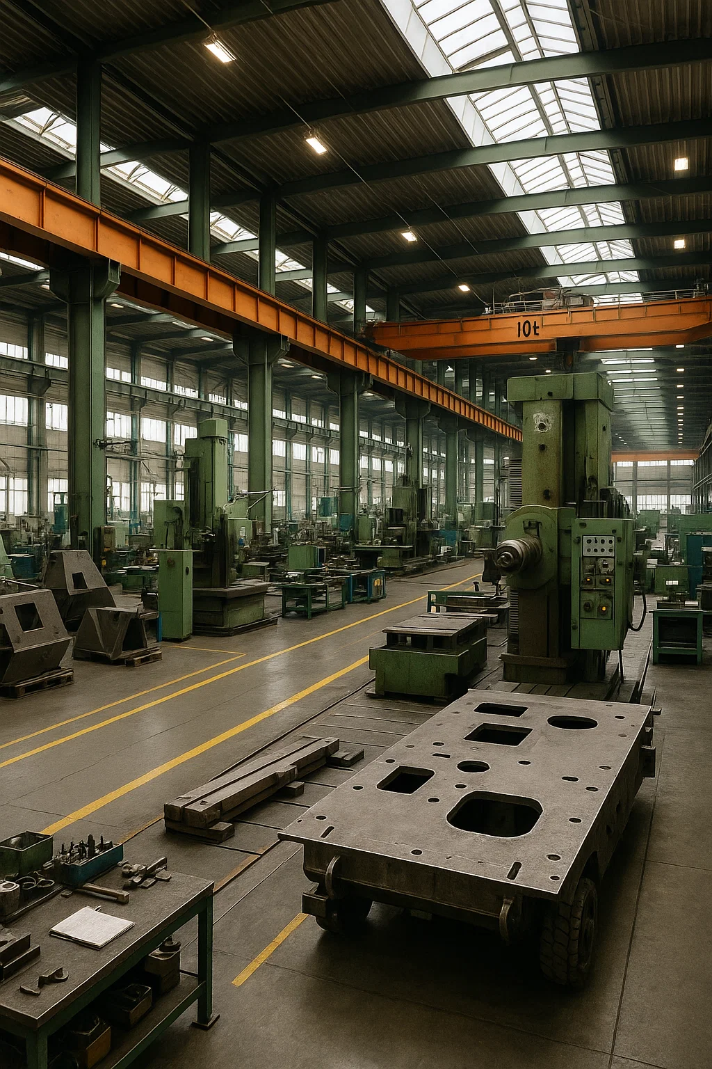 Ostdeutsche Rüstungsbetriebe in Sachsen liefern weltweit, doch die Bundeswehr vergibt kaum Aufträge in den Osten – Symbolfoto Werkhalle in Zittau.