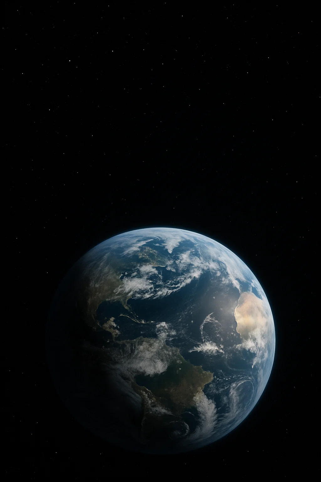 Künstlerische Darstellung eines außerirdischen Signals, das die Erde erreicht – Symbolbild für das Fermi-Paradoxon.