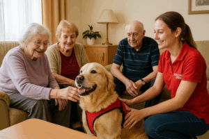 Besuch auf vier Pfoten 🐾: Hunde bringen Nähe und Erinnerung in Görlitzer Pflegeheime