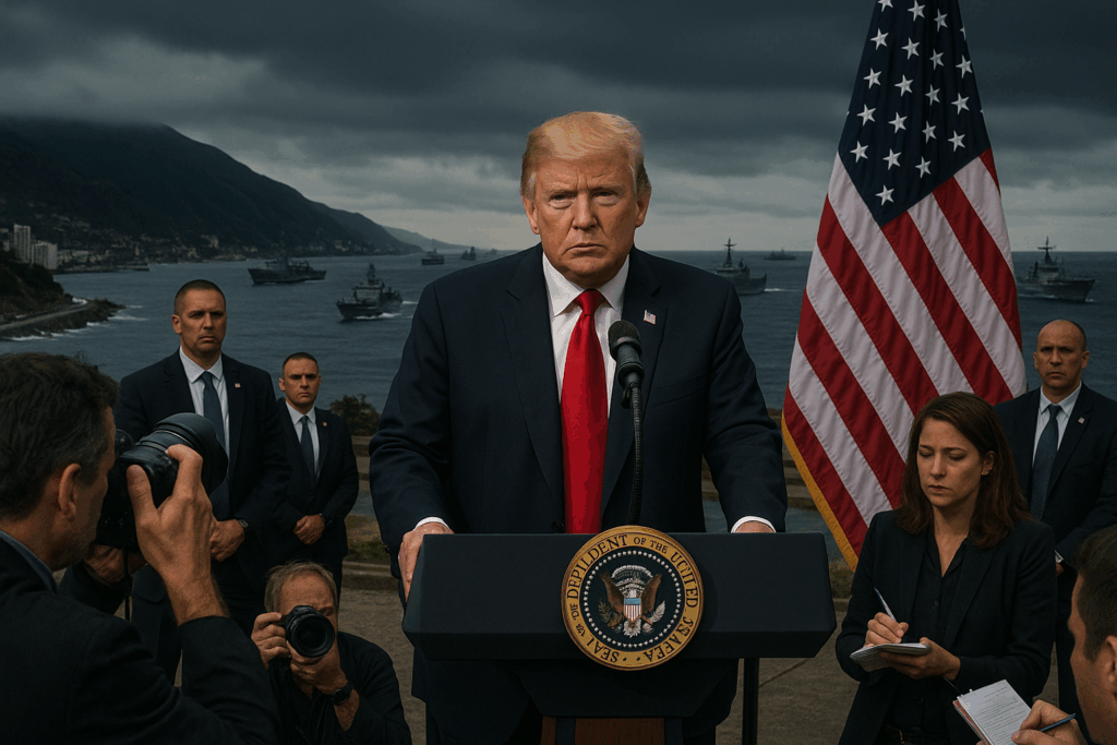 🛡️ Trump erhöht Druck auf Caracas: Seeangriffe und Signal an den Kongress