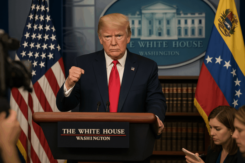 ⚠️ Trump signalisiert mögliche Schläge gegen Venezuela – demonstrative Härte, fragiler Rechtsrahmen