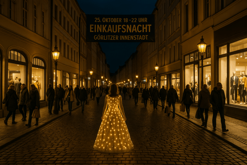 ✨ Einkaufsnacht im Lichterkleid: Görlitzer Innenstadt lädt am 25. Oktober von 18 bis 22 Uhr