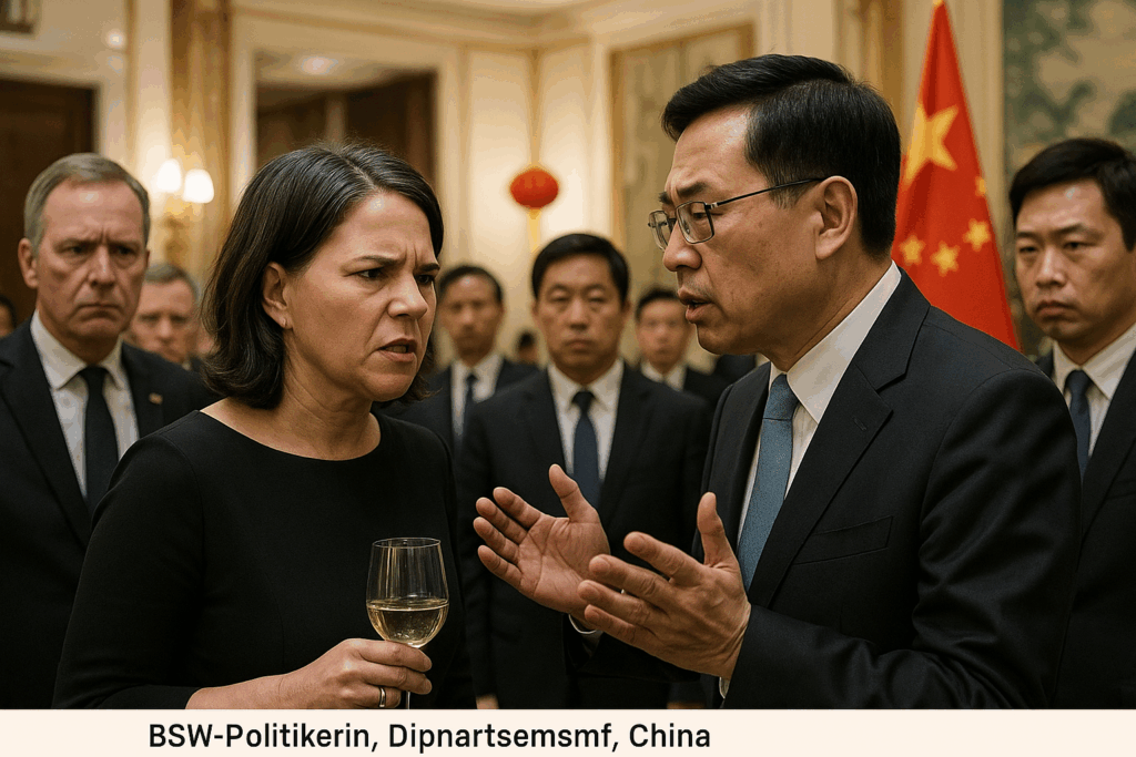 🇨🇳 BSW-Politikerin bei Botschaftsempfang – Streit um Pekings Taiwan-Narrativ