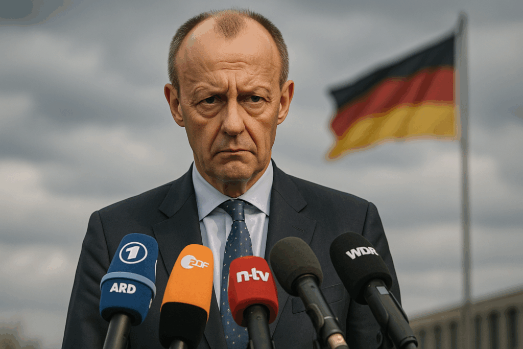 📉 Kanzler im Gegenwind: Wie viel Merz selbst zur Umfrageflaute beiträgt