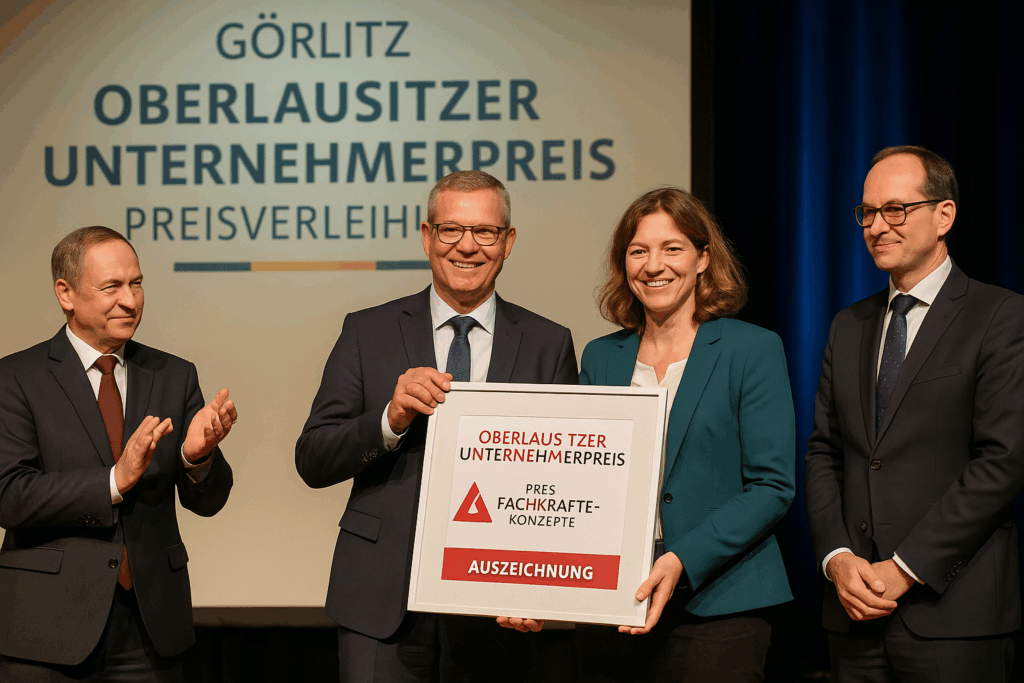🏆 Görlitz kürt Vorbilder: Oberlausitzer Unternehmerpreis setzt auf Fachkräfte-Konzepte