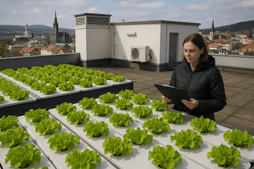 🥬 Salat vom Firmendach in Liberec: Hydroponik als städtisches Landwirtschaftslabor