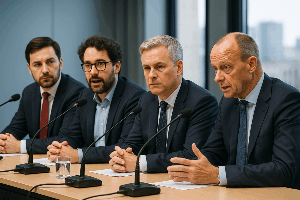 🏛️ SPD drängt auf Sicherheits- und Stadtbild-Gipfel – Grünen-Chef Banaszak stärkt Merz in zentralem Punkt