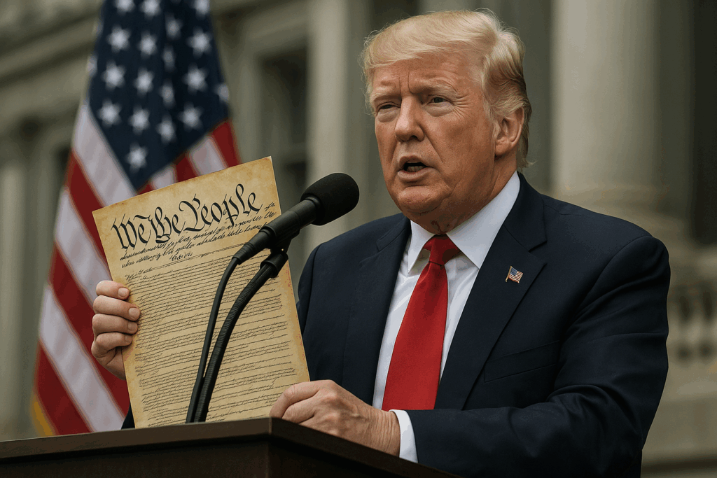 ⚖️ Trump liebäugelt mit drittem Mandat – doch die Verfassung setzt eine klare Grenze