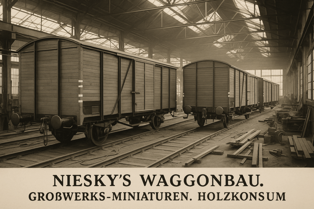 🚆 Miniaturen eines Großwerks: Nieskys Waggonbau im Holzkonsum gewürdigt
