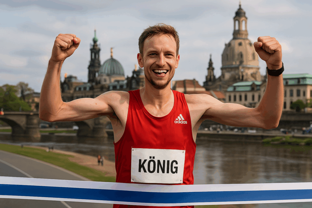 🏁 Überraschungssieg im Elbflorenz: Görlitzer Patrick König triumphiert beim Dresden-Marathon