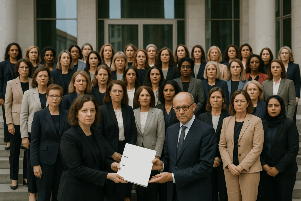 🛡️ Offener Appell an Kanzler Merz: 50 prominente Frauen verlangen mehr Schutz für Frauen im öffentlichen Raum