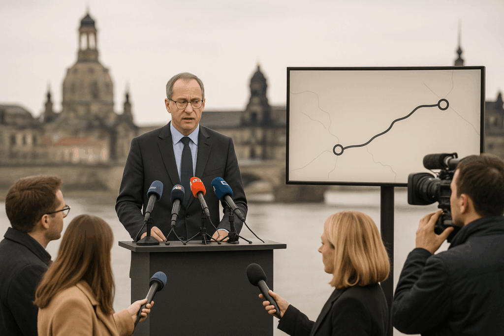 🚆 Merz in Dresden: Strecke nach Görlitz im Fokus – Finanzierung weiter offen