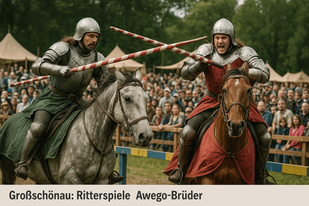 ⚔️ Comeback der Ritterspiele in Großschönau: Awego-Brüder führen Familientradition fort