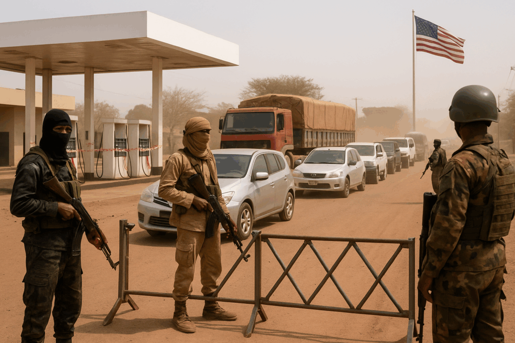 ⛽ Malis Versorgungskrise: Islamisten blockieren Treibstoff – USA raten zur Ausreise