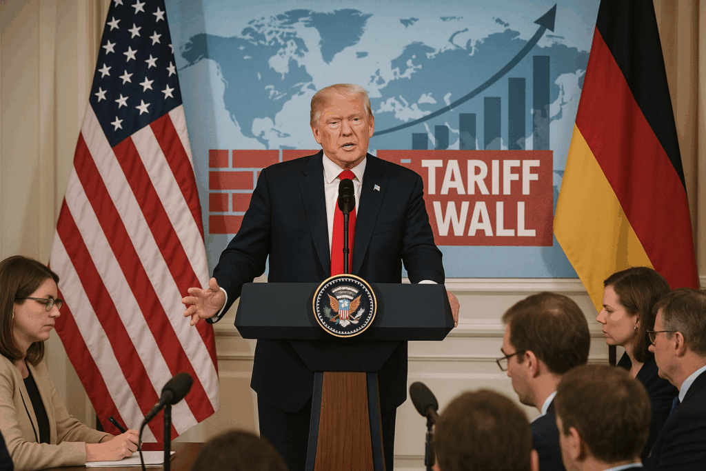 🧱 Zollmauern aus Washington: Wie Trumps Kurs die deutsche Wirtschaft ausbremst