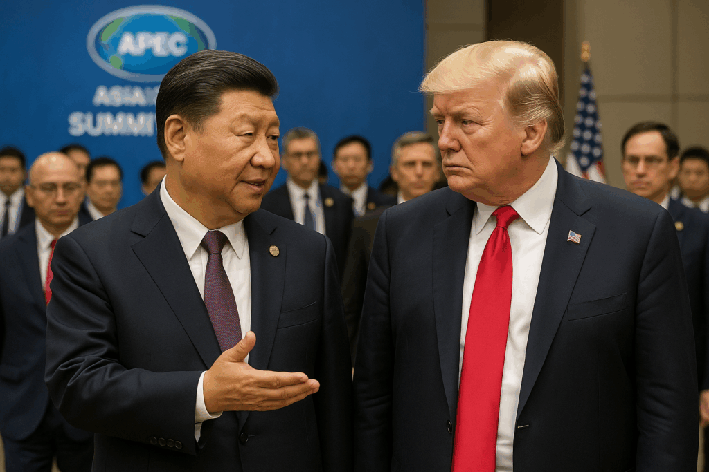 🔗 Xi mahnt beim Apec-Gipfel nach Gespräch mit Trump: Lieferketten nicht zerreißen