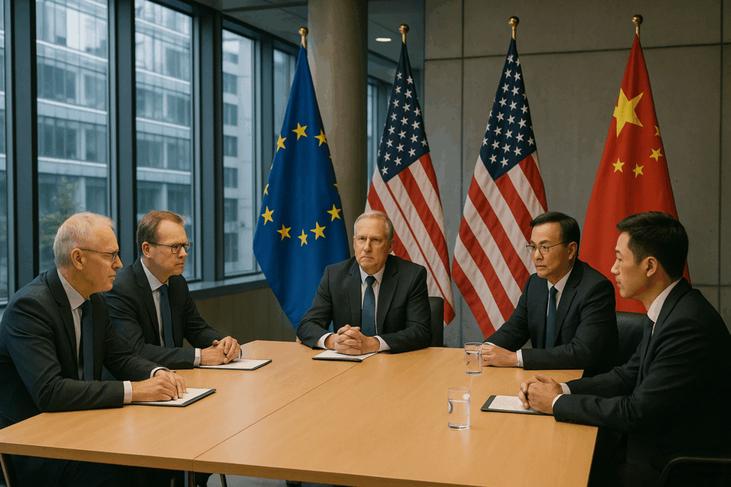 ⚖️ EU im Zollkorsett: Zwischen Washingtons Druck und Pekings Offerten