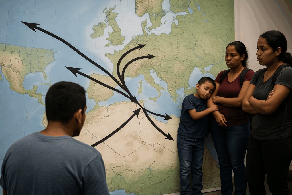 🌍 Europa im Visier: Strengere US-Abschiebungen verändern Migrationsrouten aus Mittelamerika