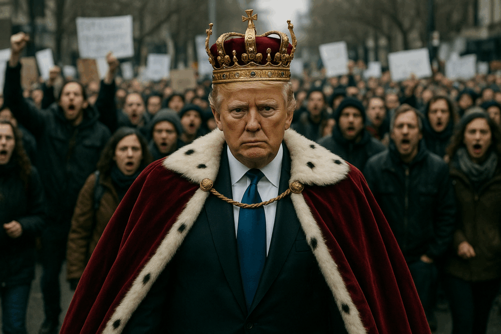 👑 Trotz Massenprotesten: Trump inszeniert sich im KI-Clip als Monarch