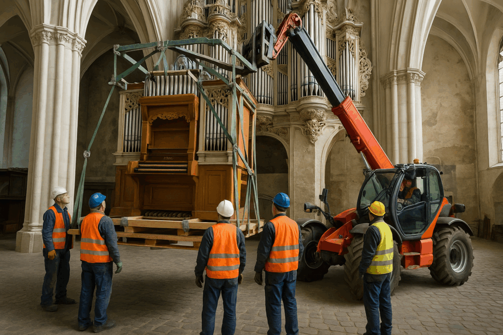 🎹 Aufbruch der Königin der Instrumente: Görlitzer Sauer-Orgel zieht für Sanierung vorübergehend aus