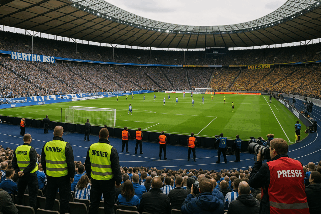 🏟️ Volles Haus in Berlin: Hertha empfängt Dresden unter strengen Auflagen