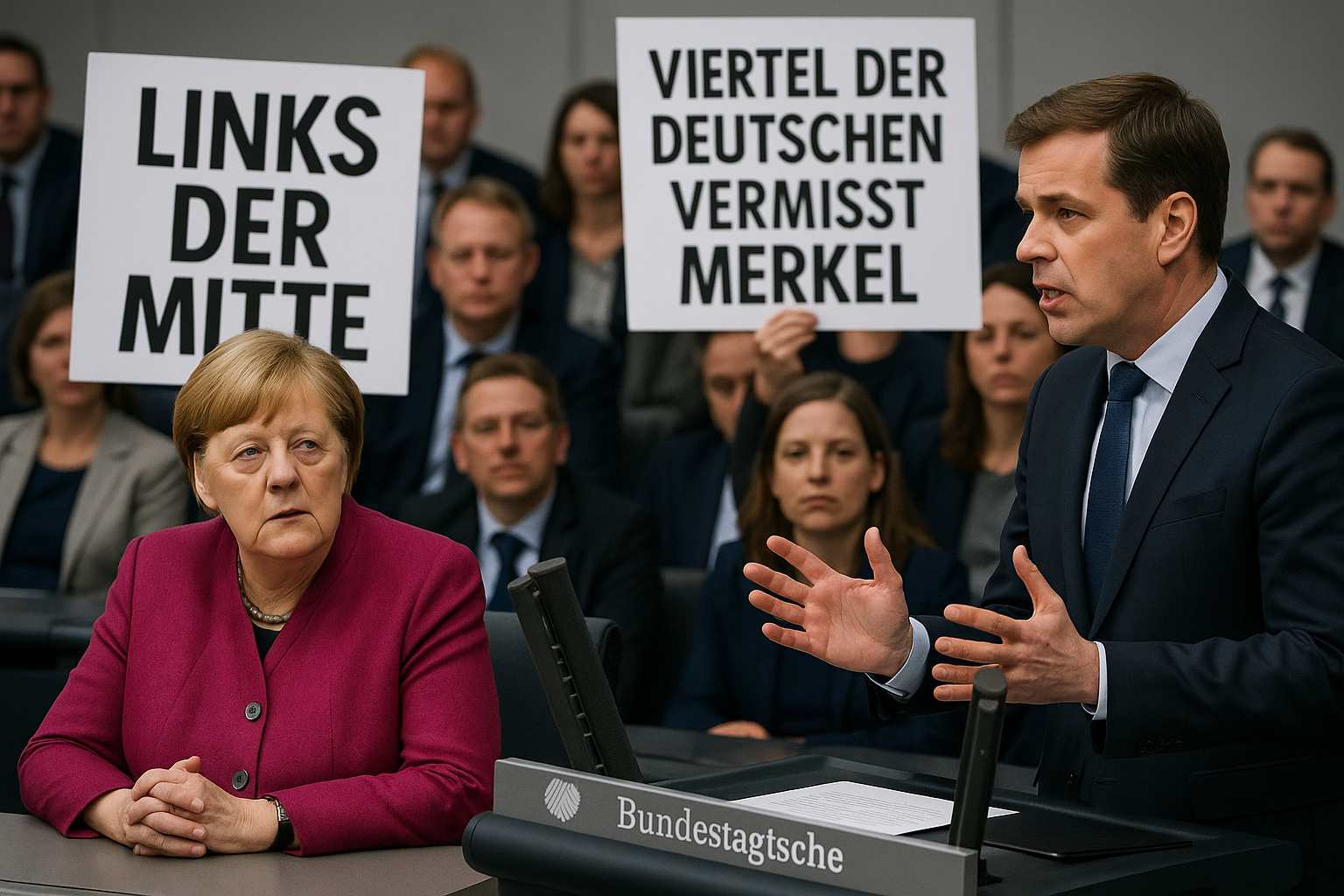 🇩🇪 Vor allem links der Mitte: Ein Viertel der Deutschen vermisst Merkel – Union bleibt reserviert