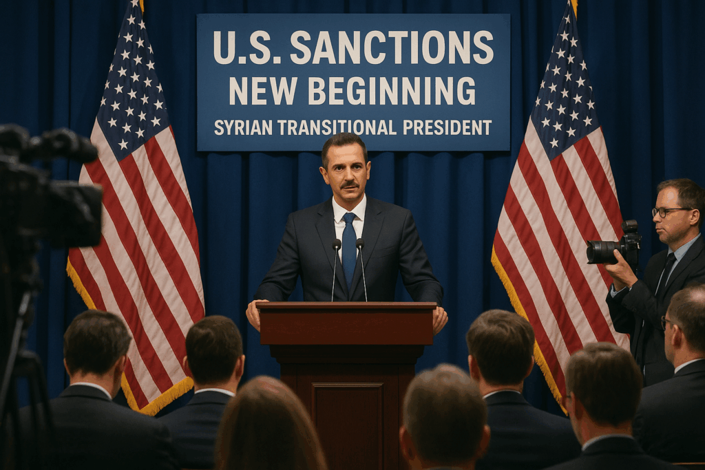 🇺🇸 Sanktionswende in Syrien: Washington entlastet Übergangspräsidenten – Signal für Neubeginn