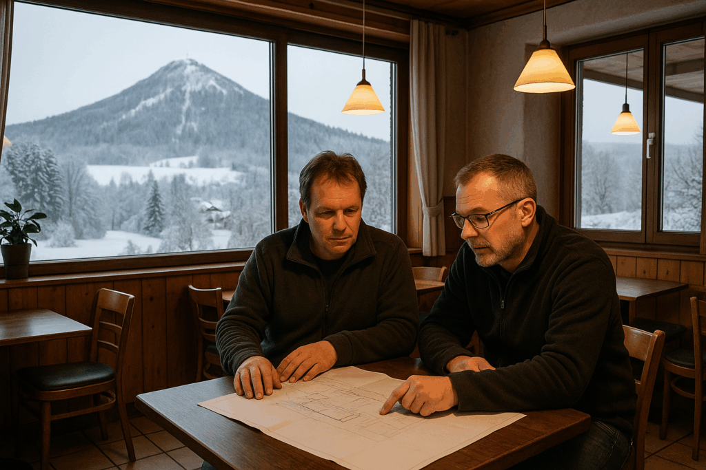 🏔️ Winterprobe auf der Landeskrone: Betreiber planen Café-Betrieb im Inneren
