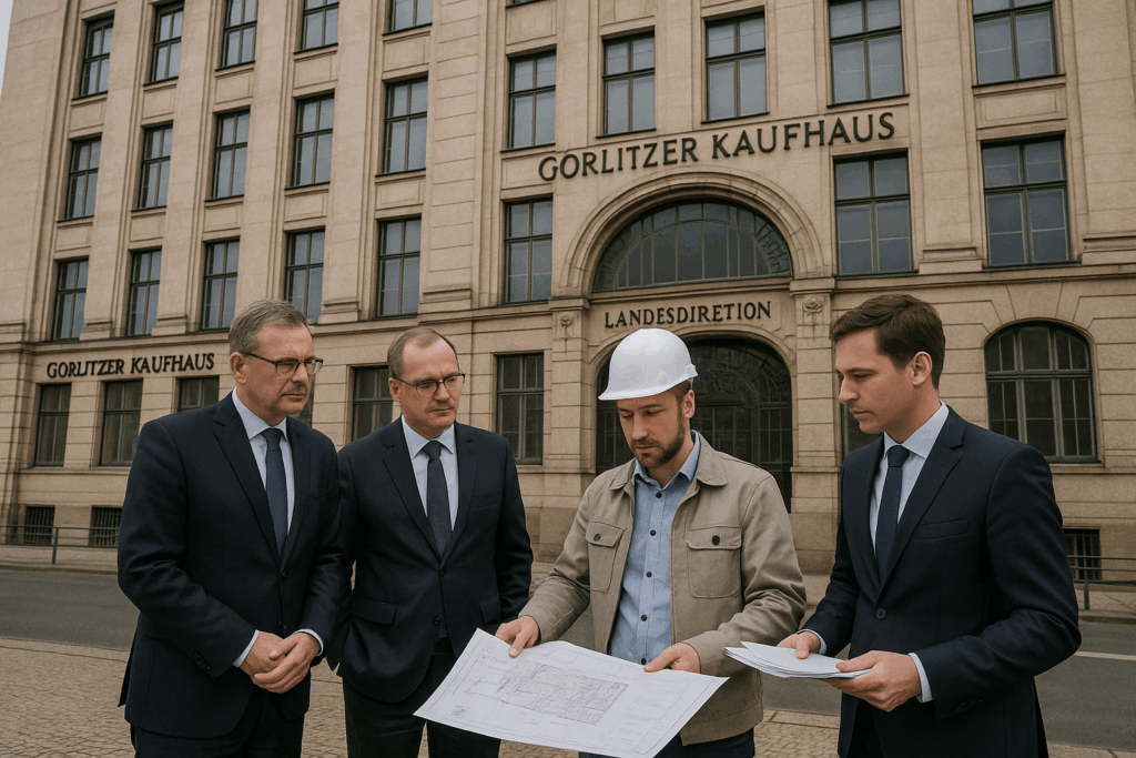 🏛️ Grünes Licht unter Auflagen: Landesdirektion stärkt Umbau des Görlitzer Kaufhauses