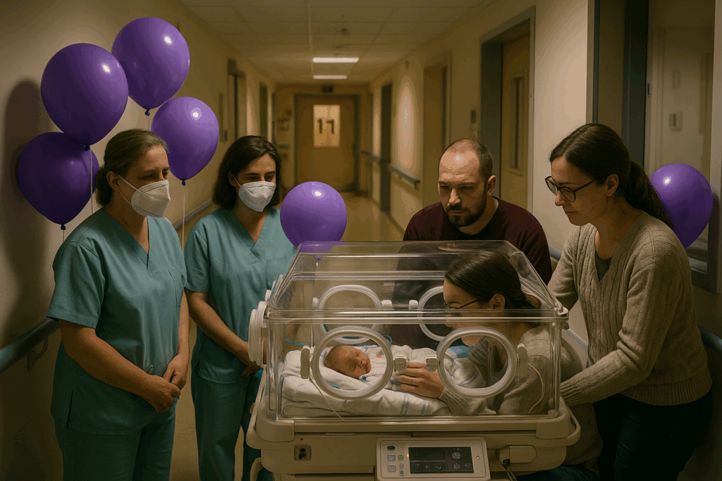 🎈 Lila Zeichen aus Görlitz: Klinikum erinnert am 17. November an Frühgeborene
