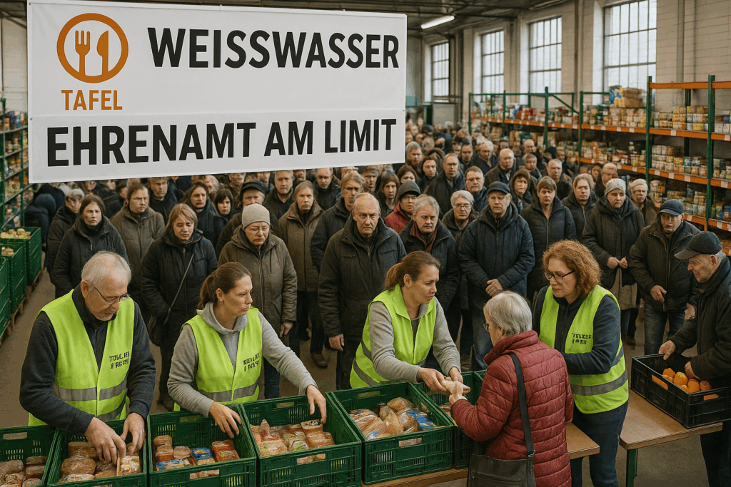 🛒 Ehrenamt am Limit: Wie die Tafel Weißwasser den Andrang nur mit mehr Helfern bewältigt