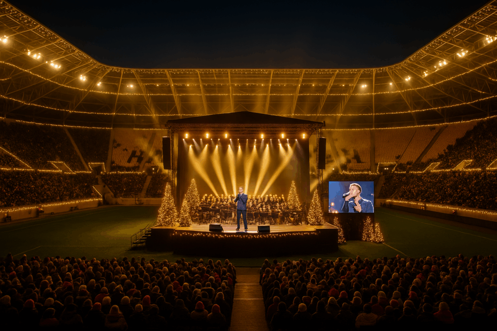 🎄 Adventsklang im Fußballtempel: Pop und Chöre im Dresdner Harbig‑Stadion