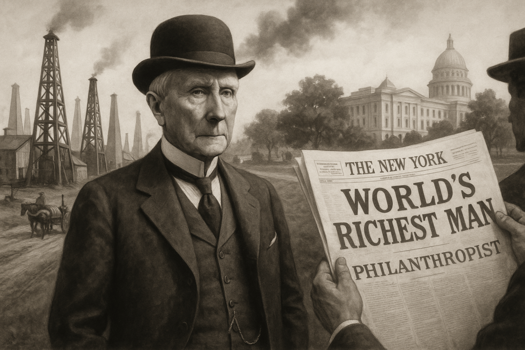 🛢️ Vom Ölbaron zur Stifterfamilie: Rockefellers Aufstieg – und die Spuren der ersten Milliardärsdynastie
