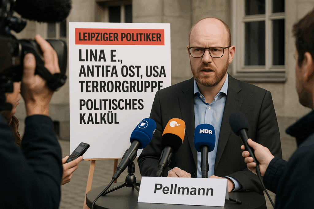 🚨 USA stufen „Antifa Ost“ um Lina E. als Terrorgruppe ein – Leipziger Politiker Pellmann moniert politisches Kalkül