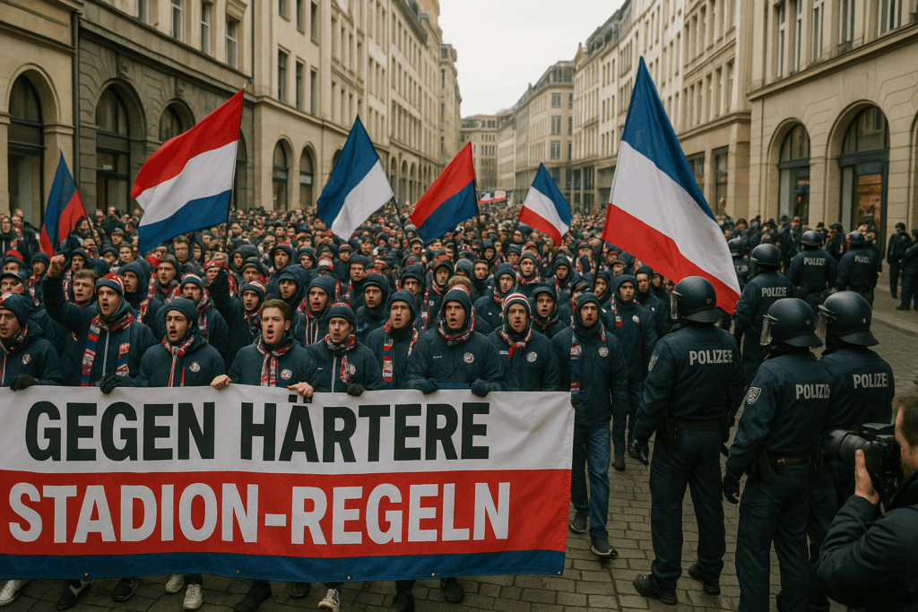 ⚽️ Ultras ziehen durch Leipzig: Protest gegen härtere Stadion-Regeln