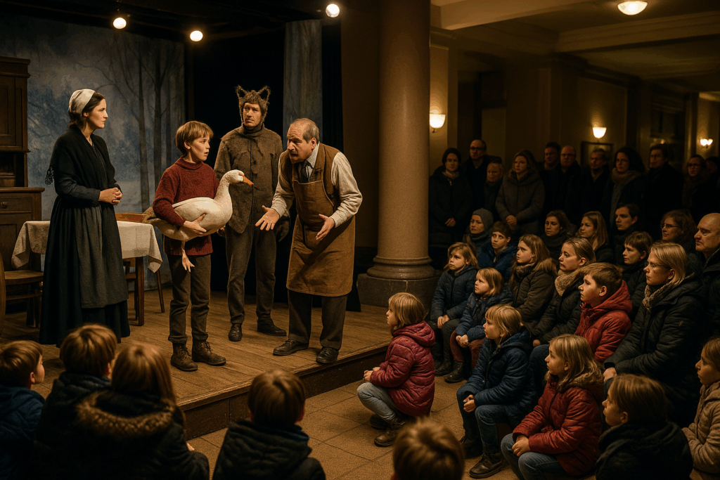 🎭 Familienklassiker in Zittau: Wolfs „Weihnachtsgans Auguste“ startet in die Saison