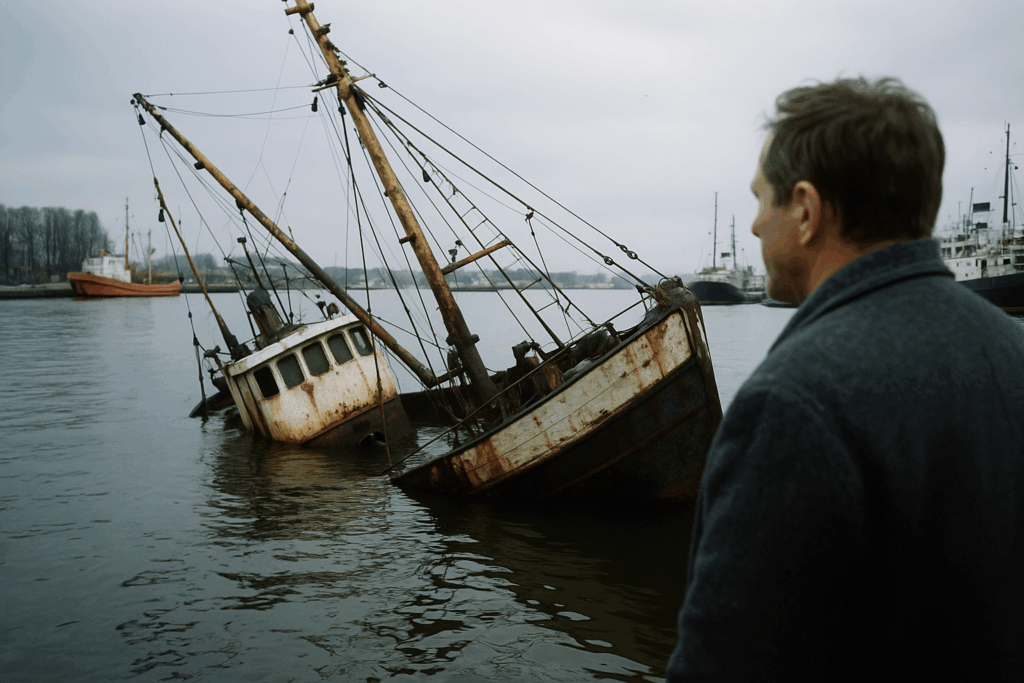 ⚓ Wrack im Hafen von Swinemünde: Deutscher Kutter sinkt – Eigentümer bleibt unauffindbar
