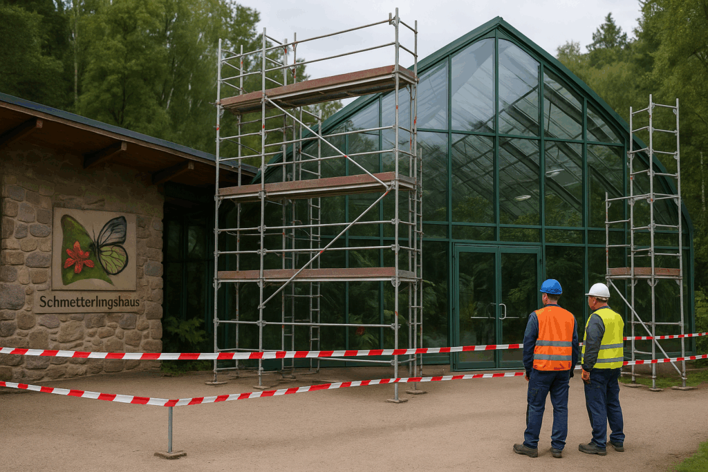 🦋 Gesperrte Flughalle, neuer Kurs: Jonsdorfs Schmetterlingshaus zwischen Sanierung und Exotenhaus