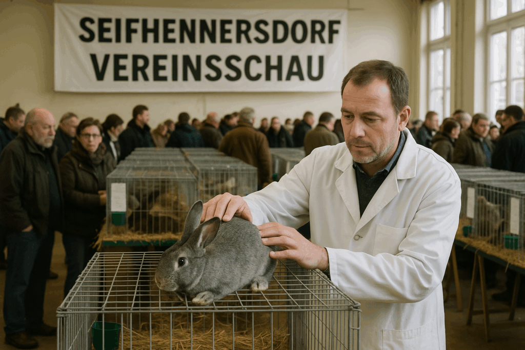 🐇 Rassekaninchen im Fokus: Seifhennersdorf erlebt gut besuchte Vereinsschau