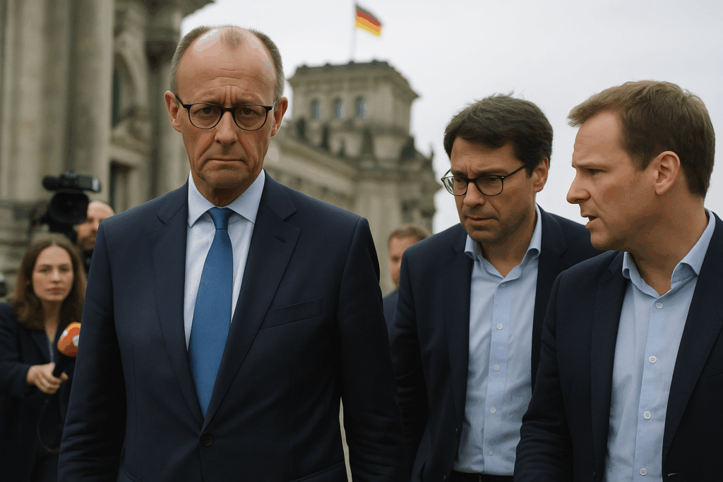 🏛️ Berlin vor der Nagelprobe: Merz zwischen Führungsanspruch und Fraktionszwist