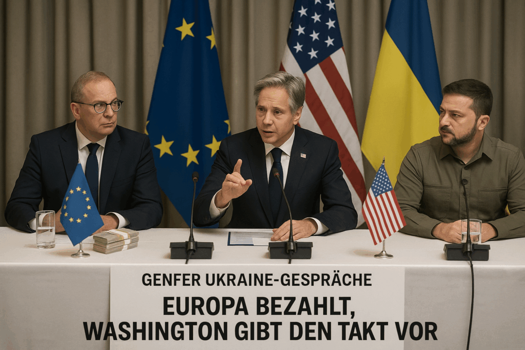 💶 Genfer Ukraine-Gespräche: Europa bezahlt – Washington gibt den Takt vor