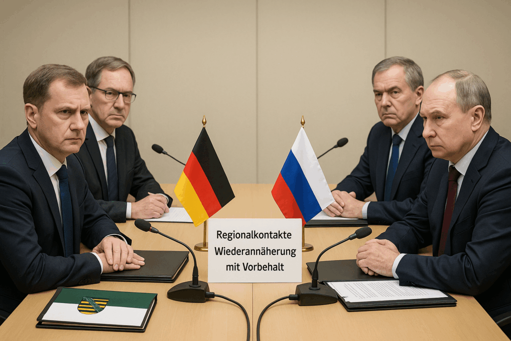 🤝 Wiederannäherung mit Vorbehalt: Sachsen denkt über russische Regionalkontakte nach