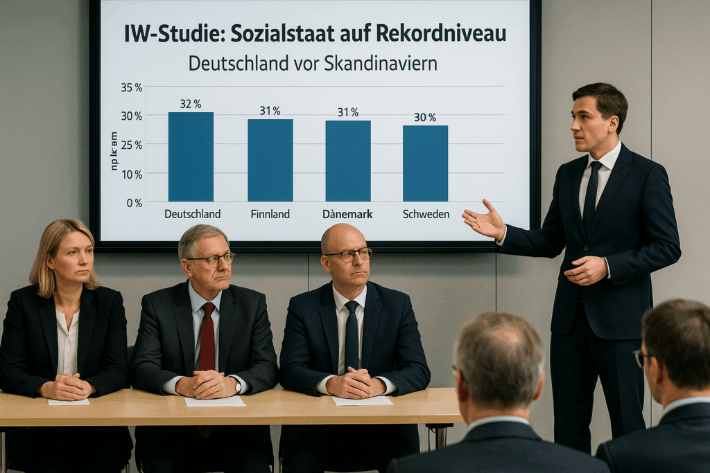 💶 Sozialstaat auf Rekordniveau: IW-Studie sieht Deutschland vor Skandinaviern – mit Risiken für den Haushalt