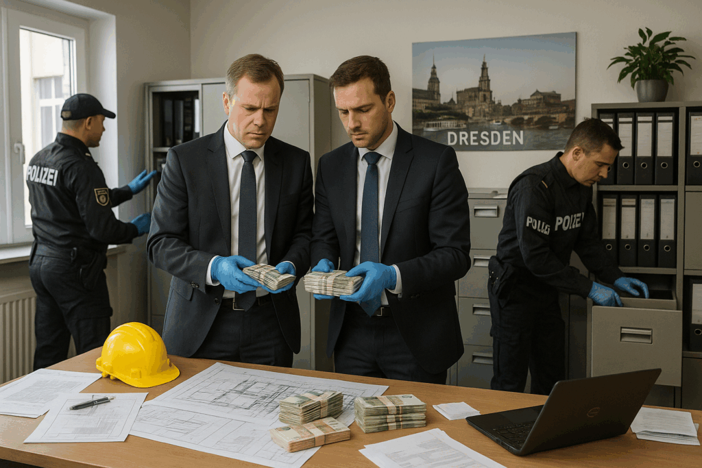 🚔 Ermittler schlagen zu: Verdacht auf Millionen-Schwarzgeld bei Dresdner Baufirma