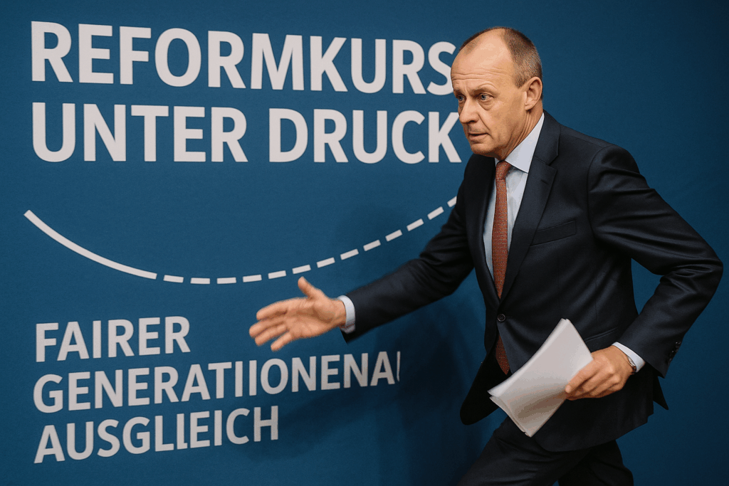 ⚙️ Reformkurs unter Druck: Merz setzt auf hohes Tempo und fairen Generationenausgleich