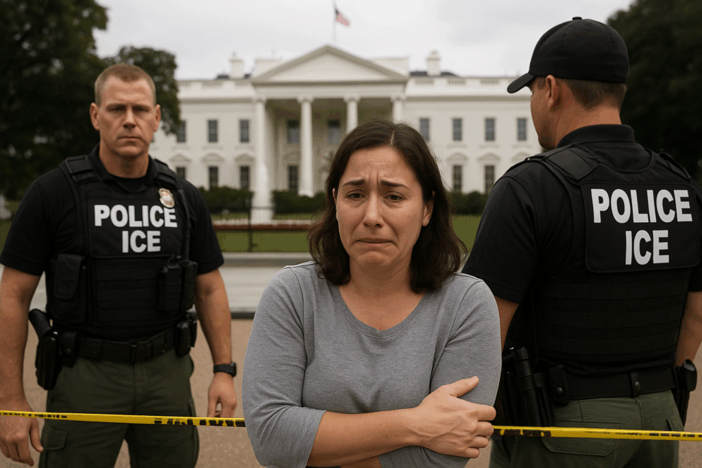 🚨 ICE-Zugriff im Umfeld des Weißen Hauses: Mutter von Leavitts Neffen in Abschiebehaft