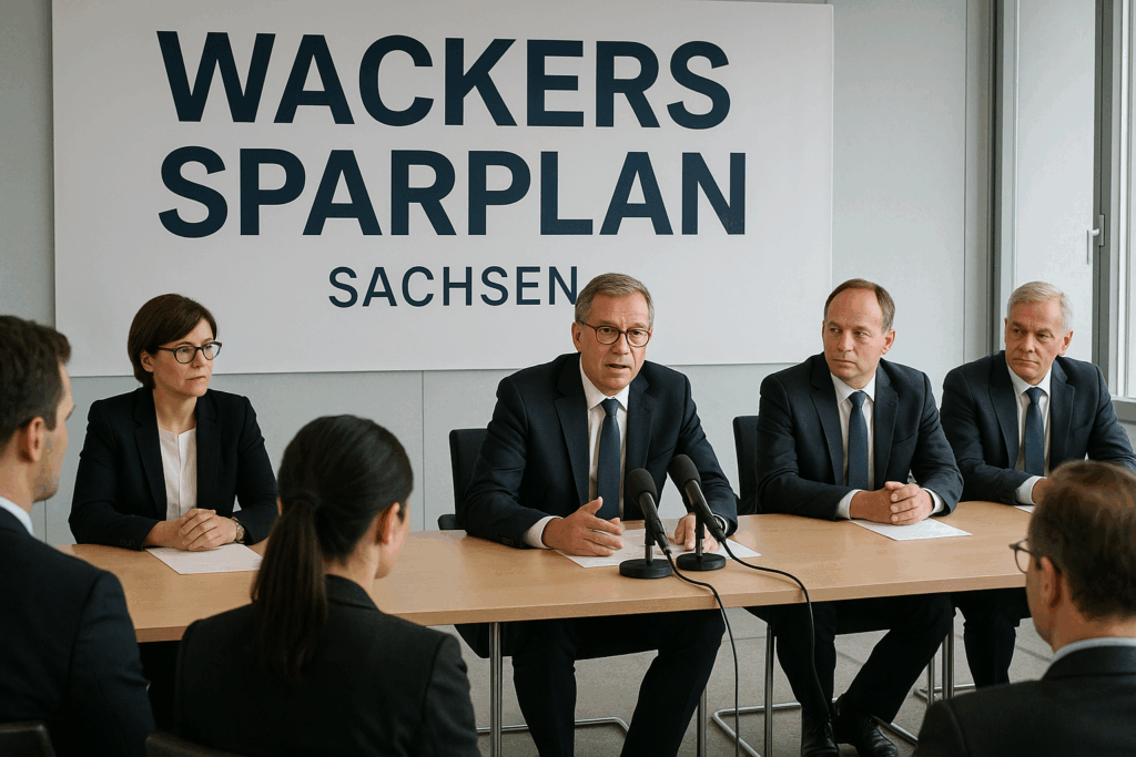 🏭 Wackers Sparplan setzt Standort Sachsen unter Zugzwang