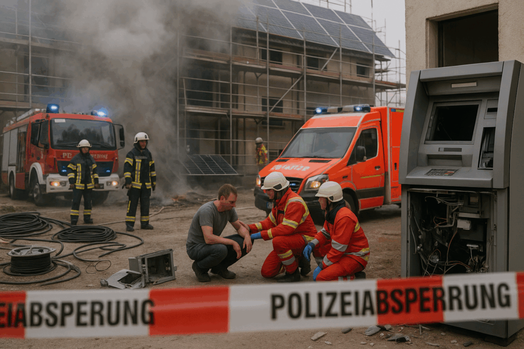 🔥 Großhennersdorf: Schwerverletzte nach Hausbrand – Hubschrauber bringen Bewohner in Kliniken