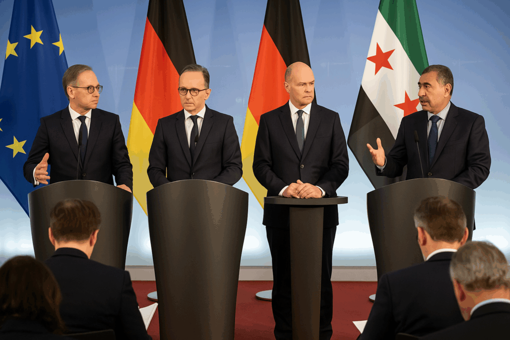 🧭 Nach Ruckeln wieder auf Linie: Union schließt Reihen im Syrien-Kurs